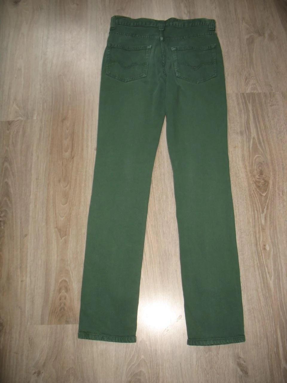 DONKER GROENE RECTE JEAN - BIZZBEE - MAAT 34 - nr.02 – photo 3